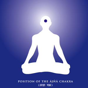 Position of the Ajna Chakra